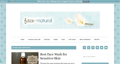 Desktop Screenshot of face-natural.com