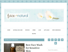 Tablet Screenshot of face-natural.com